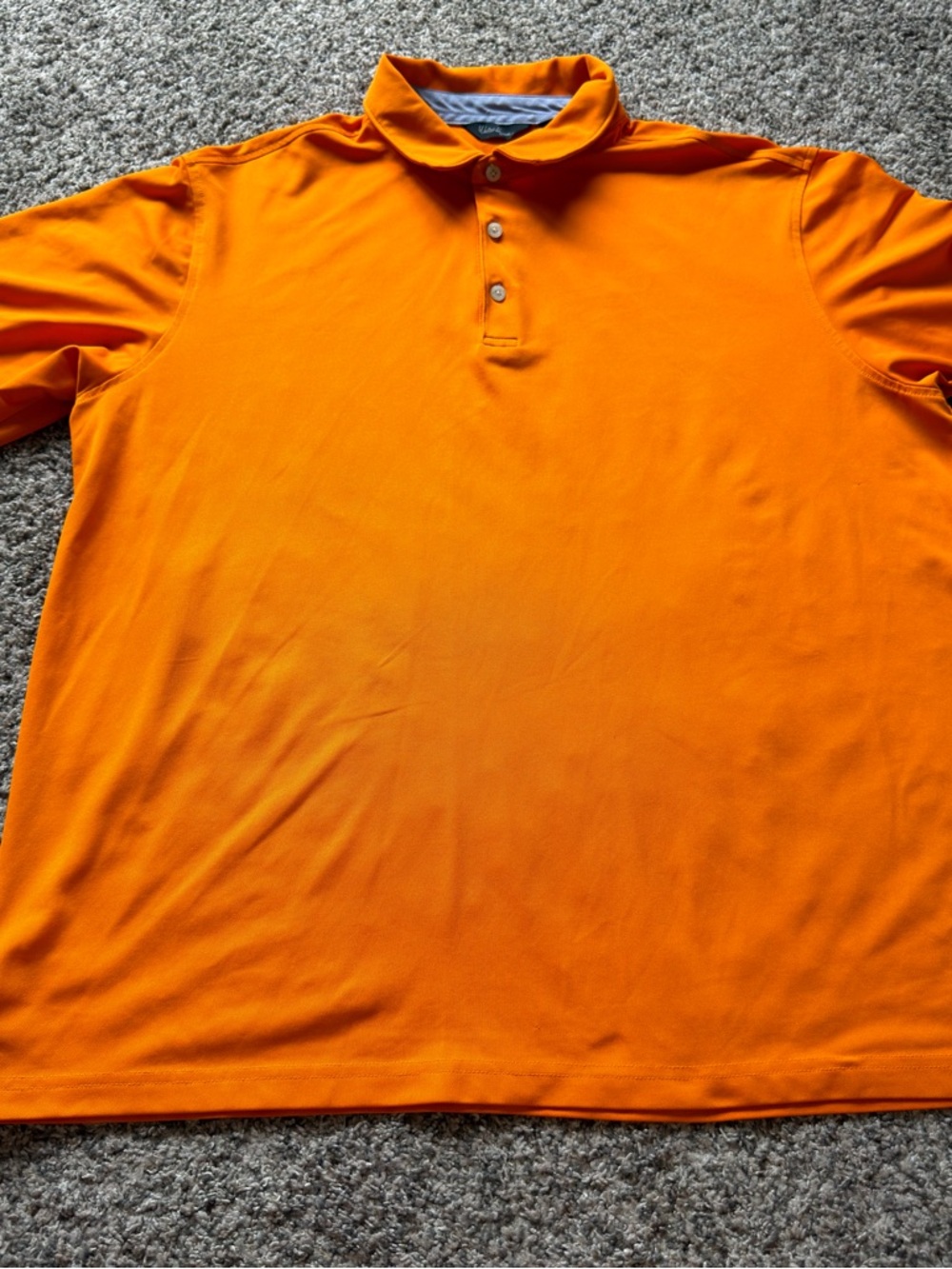 Walter Hagen Bright Orange Golf Polo